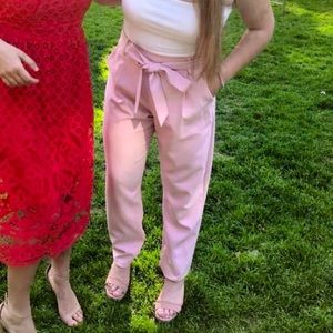 GLAMOROUS Brand Light Pink Trousers